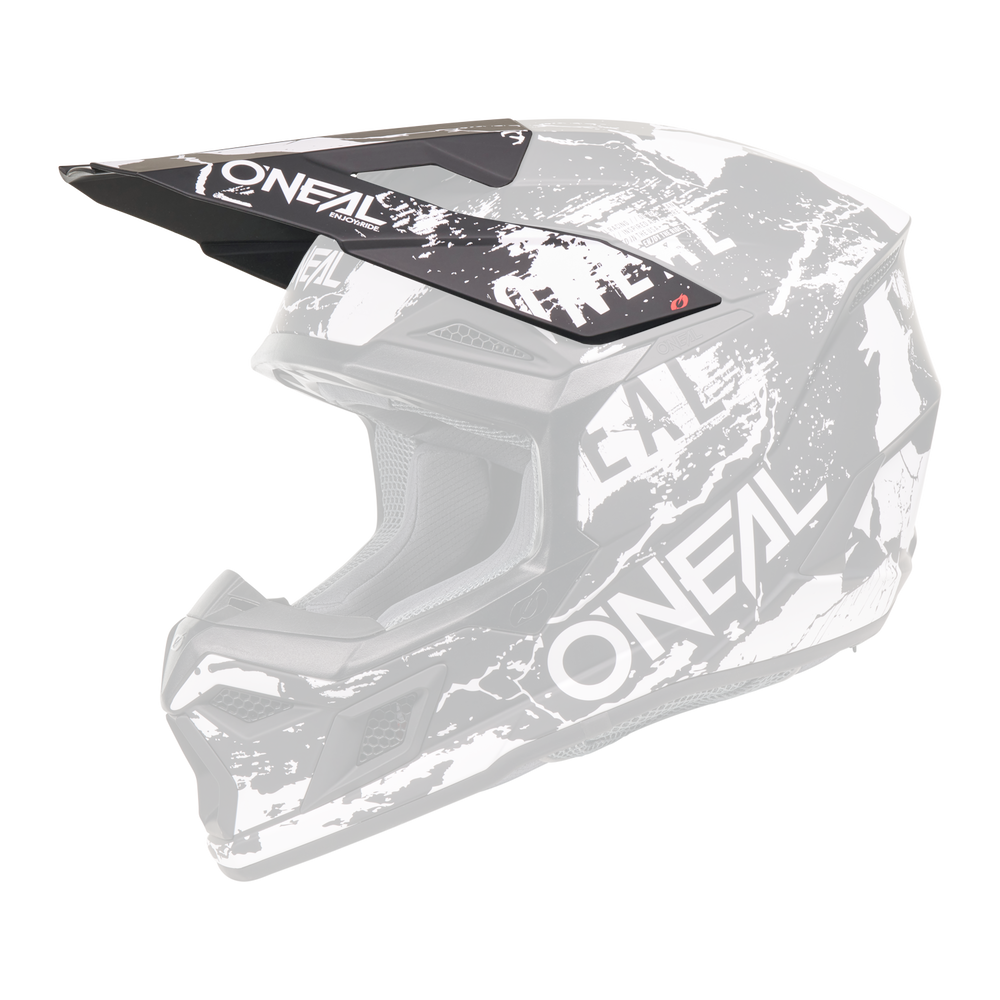 O'Neal Replacement 3 SRS Acid Black/White Visor