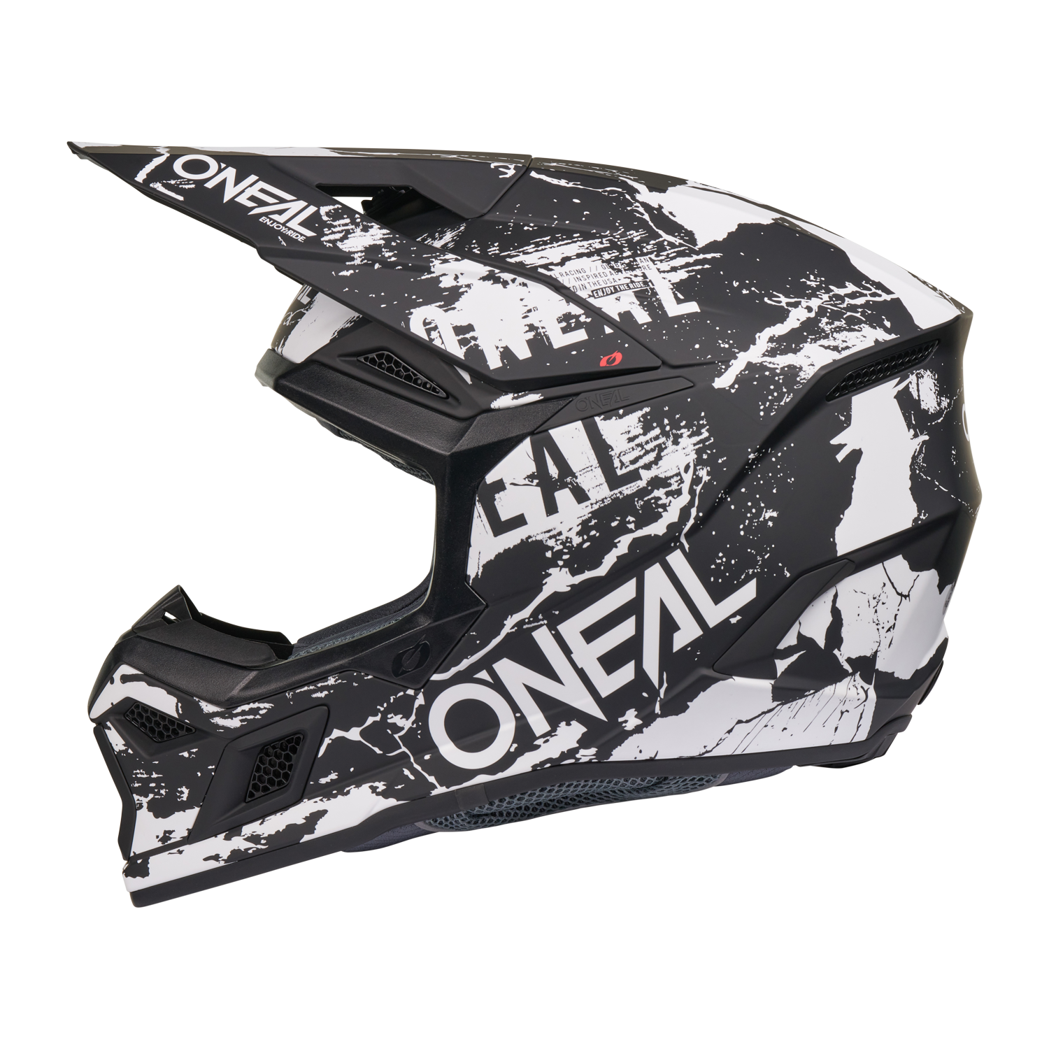O'Neal 3 SRS Acid Helmet Black/White