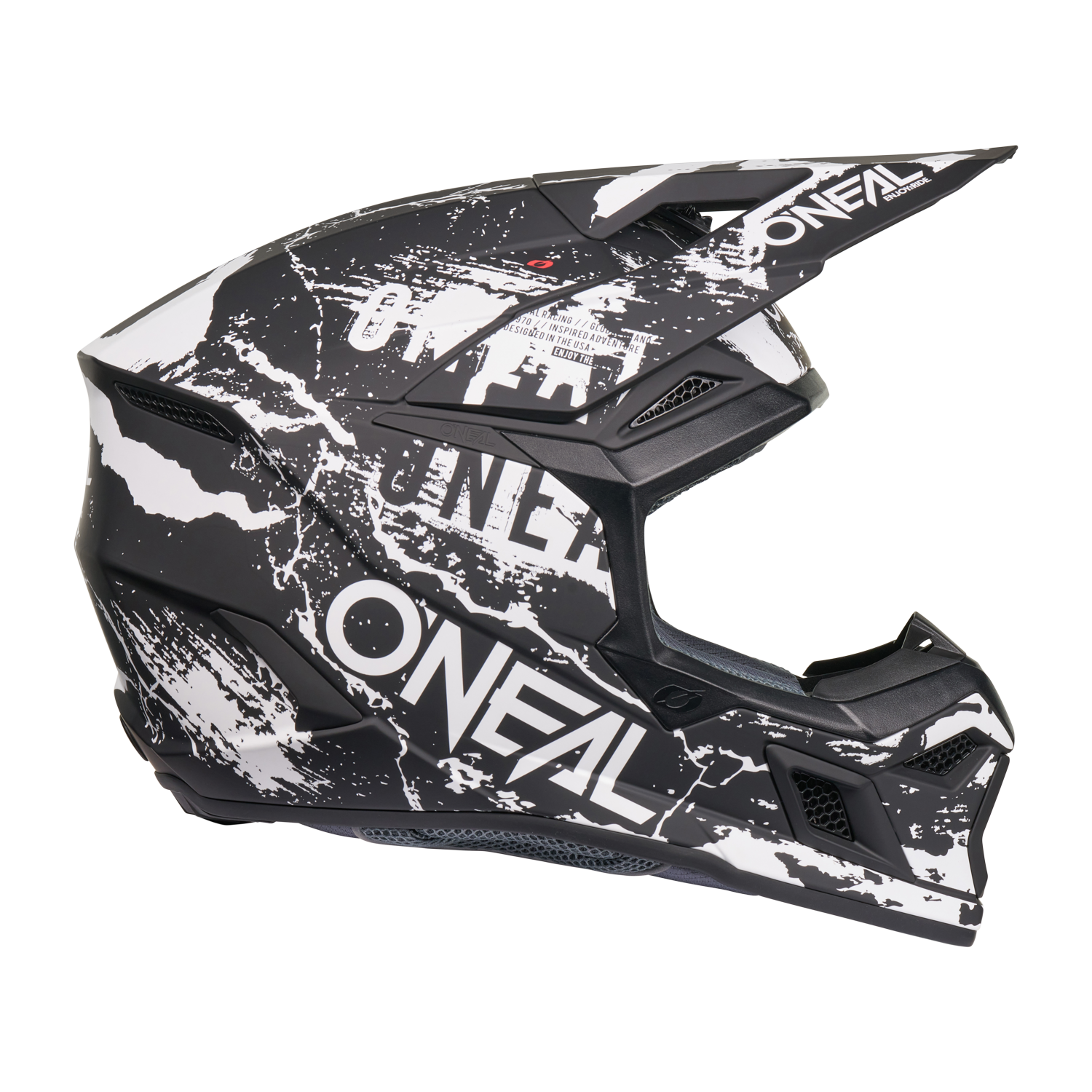 O'Neal 3 SRS Acid Helmet Black/White