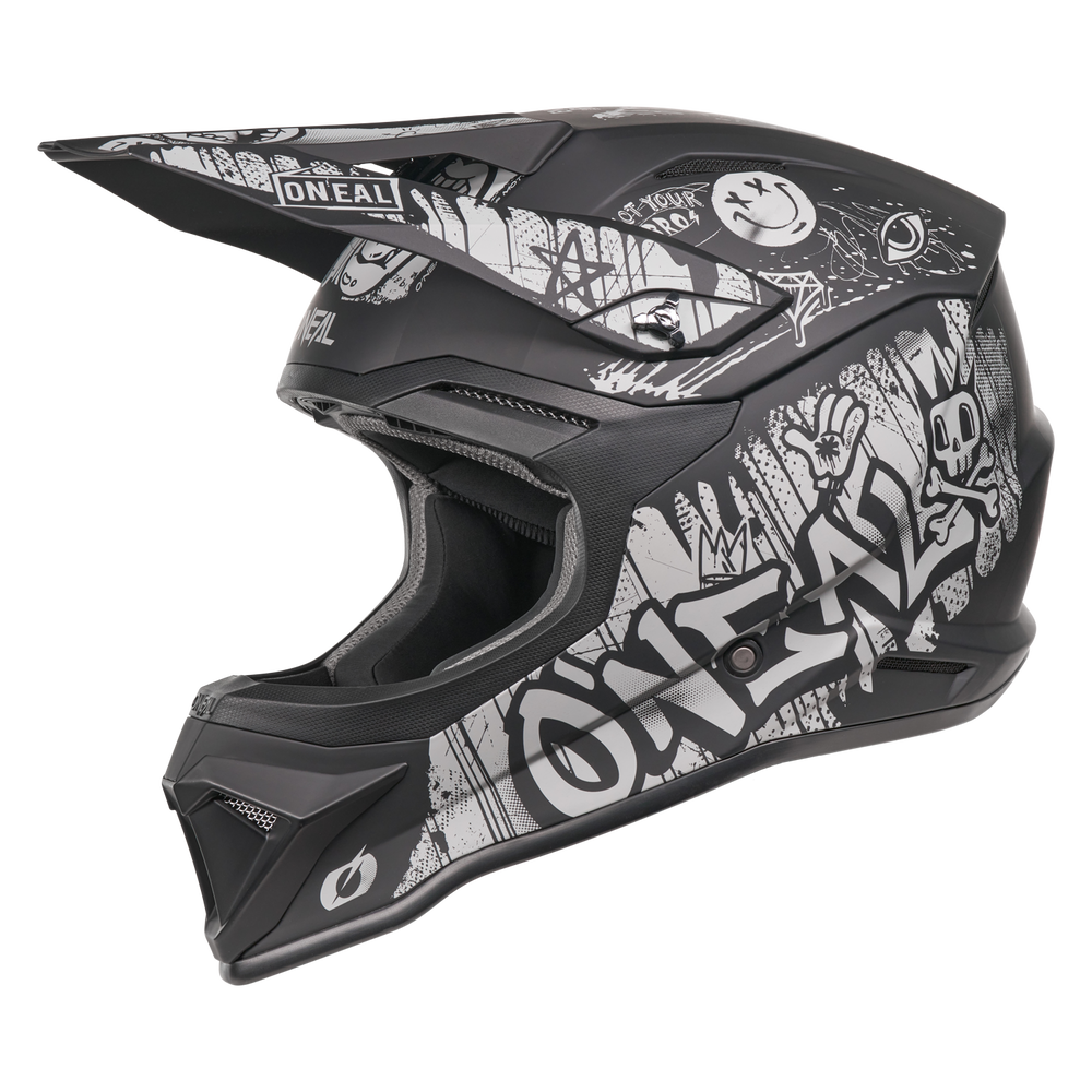 O'Neal 4 SRS Helmet Rancid Gray/Black