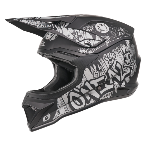 4 SRS Helmet Rancid Gray/Black XXL