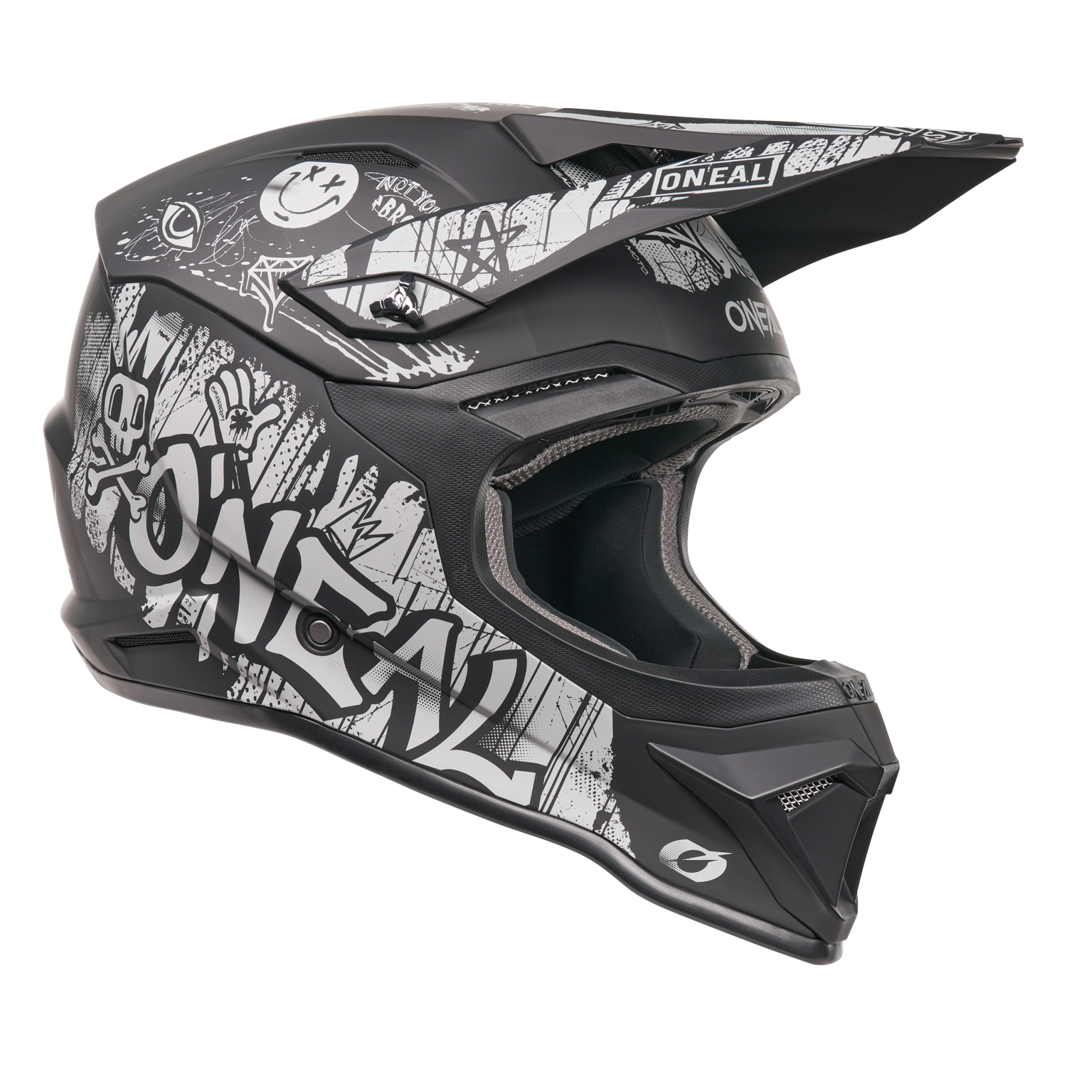 O'Neal 4 SRS Helmet Rancid Gray/Black