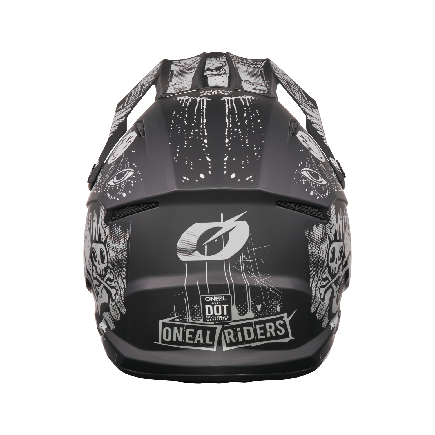 O'Neal 4 SRS Helmet Rancid Gray/Black