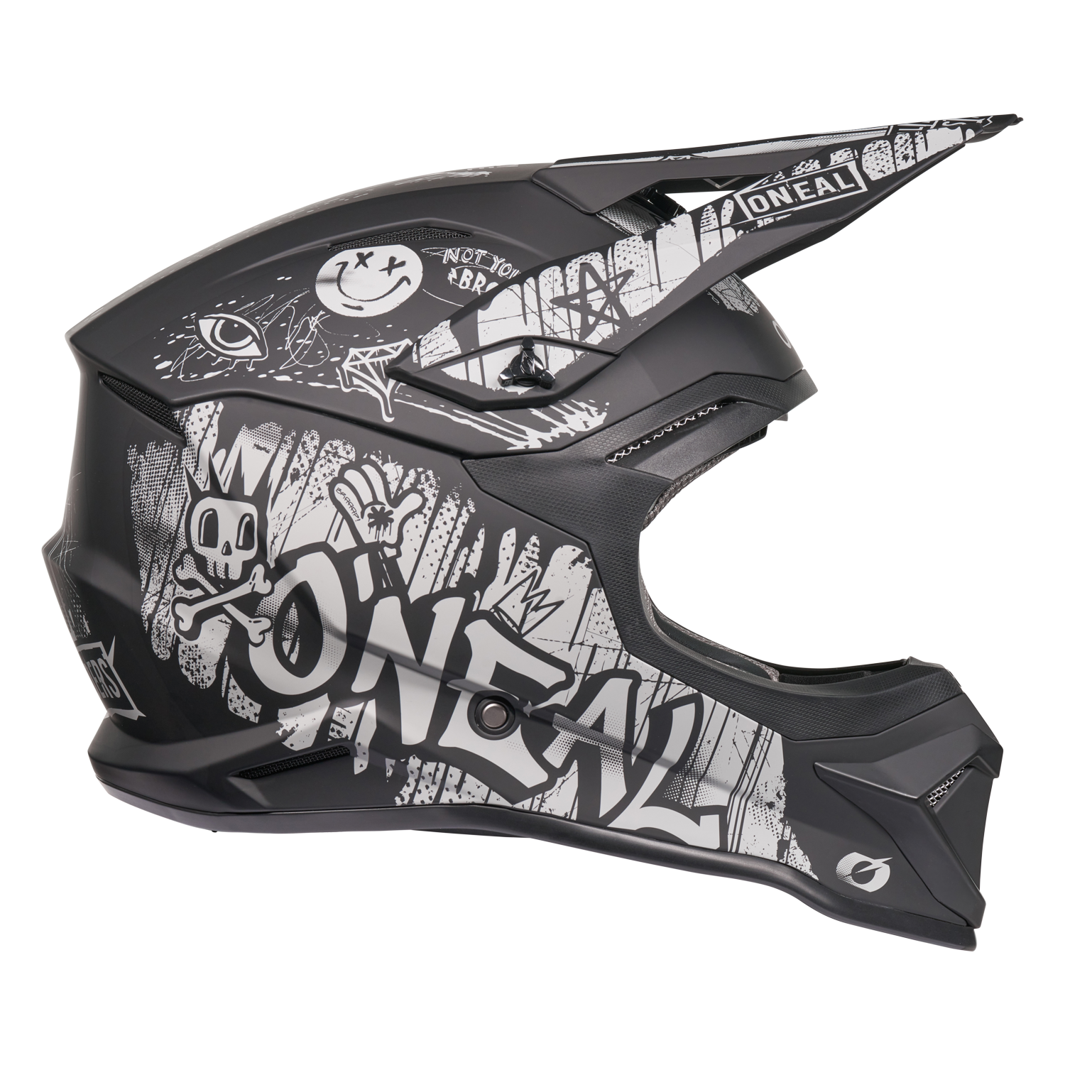 O'Neal 4 SRS Helmet Rancid Gray/Black