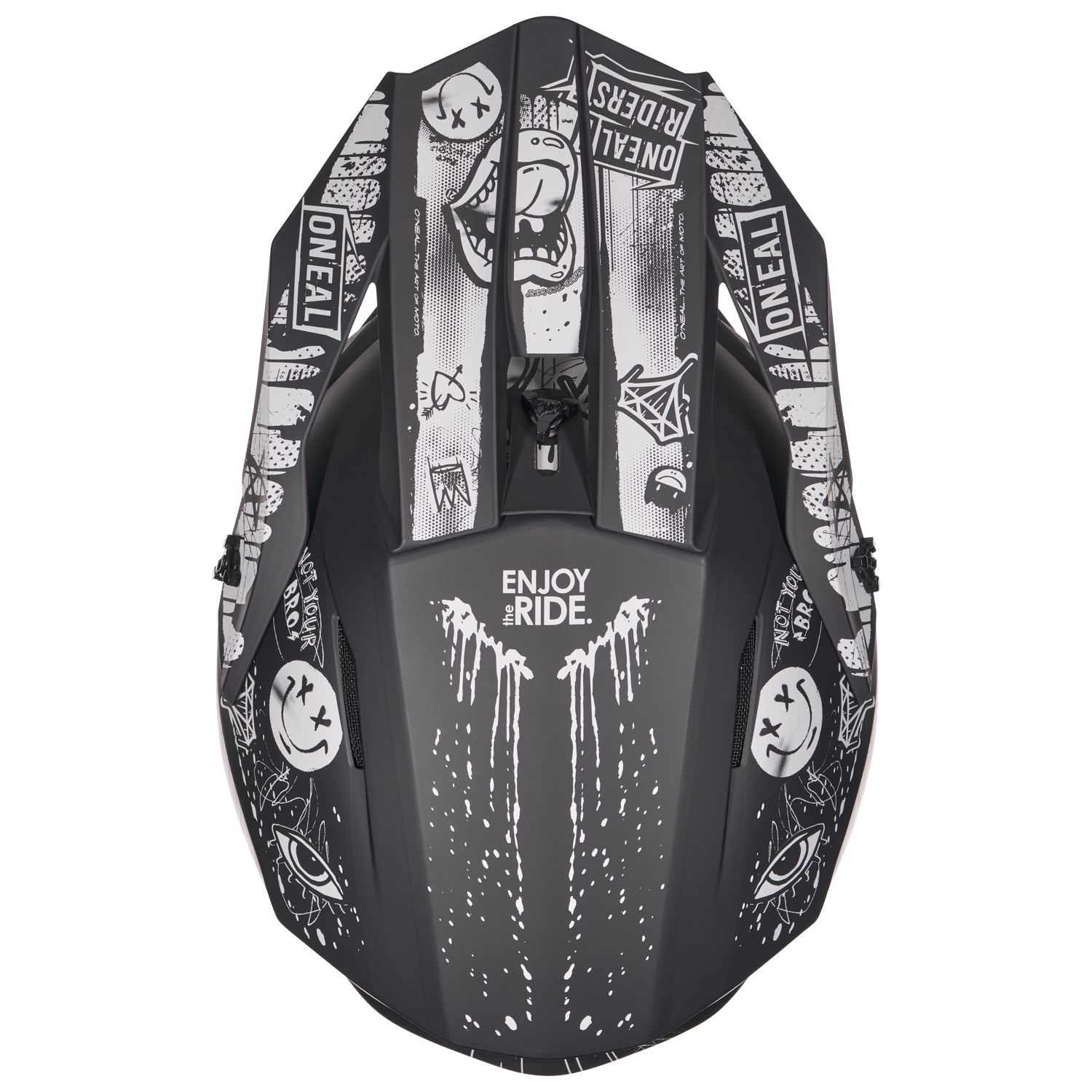 O'Neal 4 SRS Helmet Rancid Gray/Black