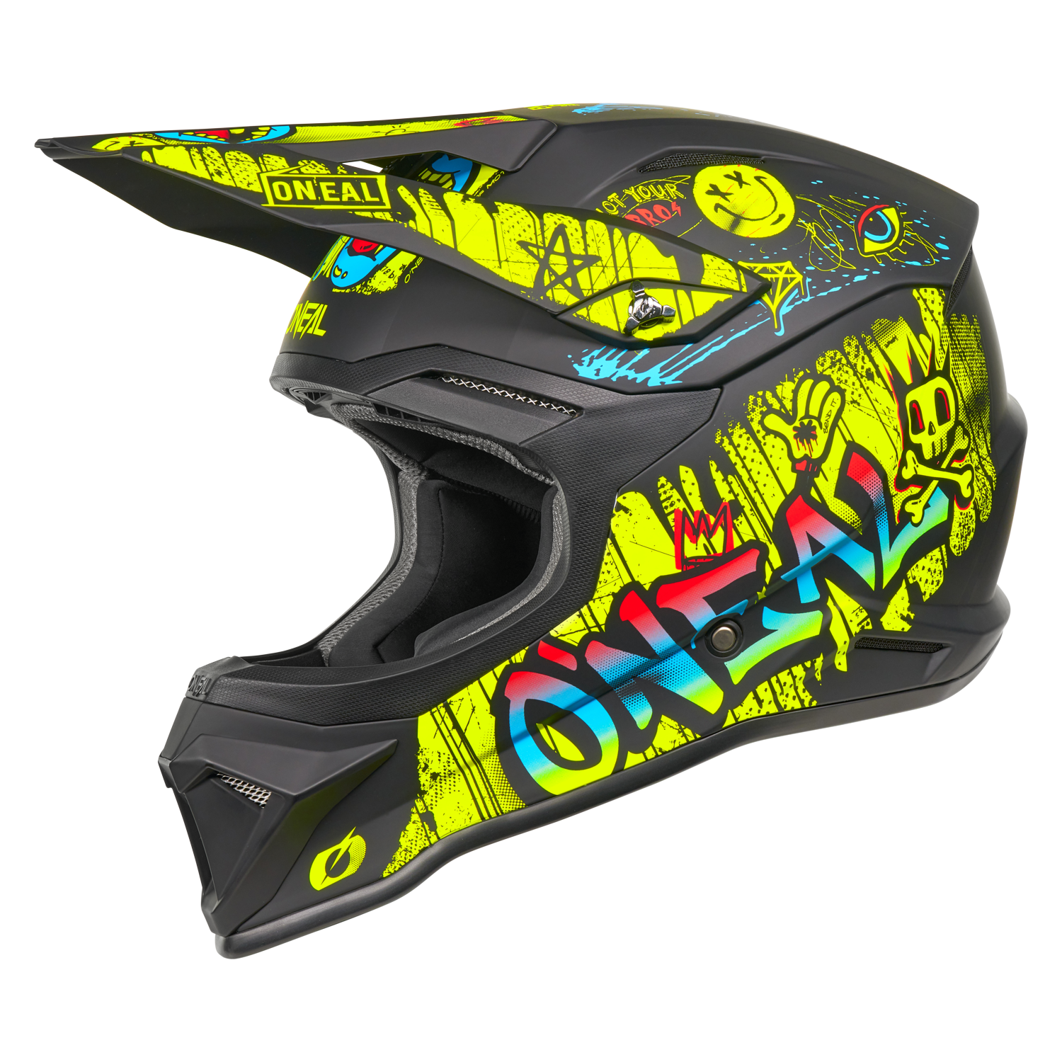 O'Neal 4 SRS Helmet Rancid Neon/Black