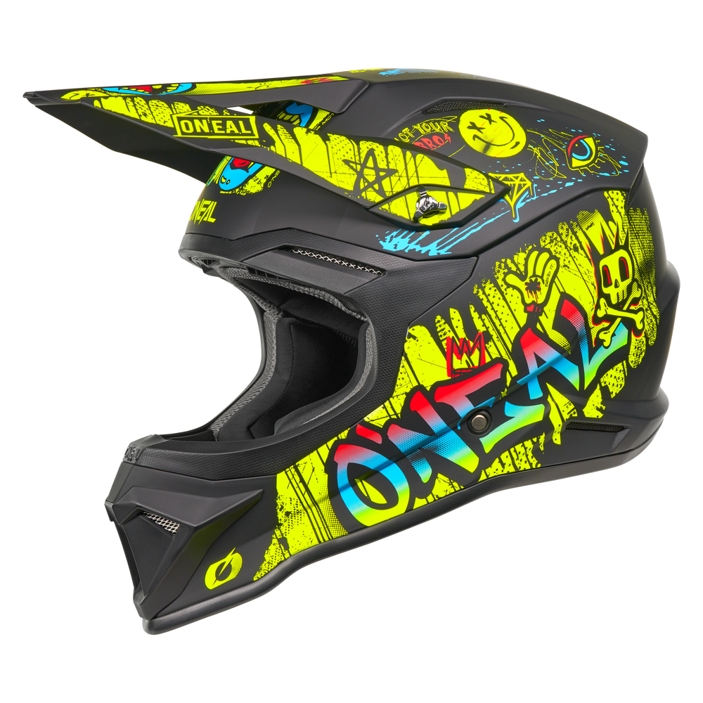 O'Neal 4 SRS Helmet Rancid Neon/Black