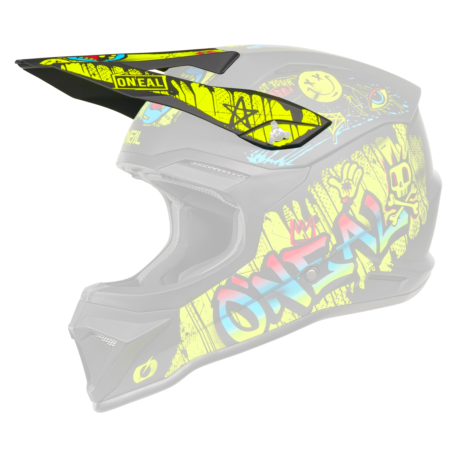 O'Neal 4 SRS Helmet Rancid Neon/Black