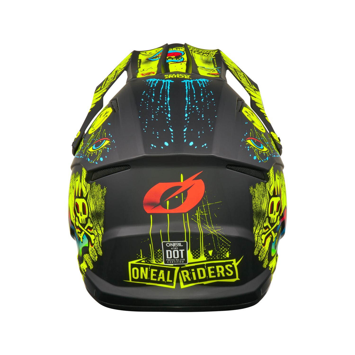 O'Neal 4 SRS Helmet Rancid Neon/Black