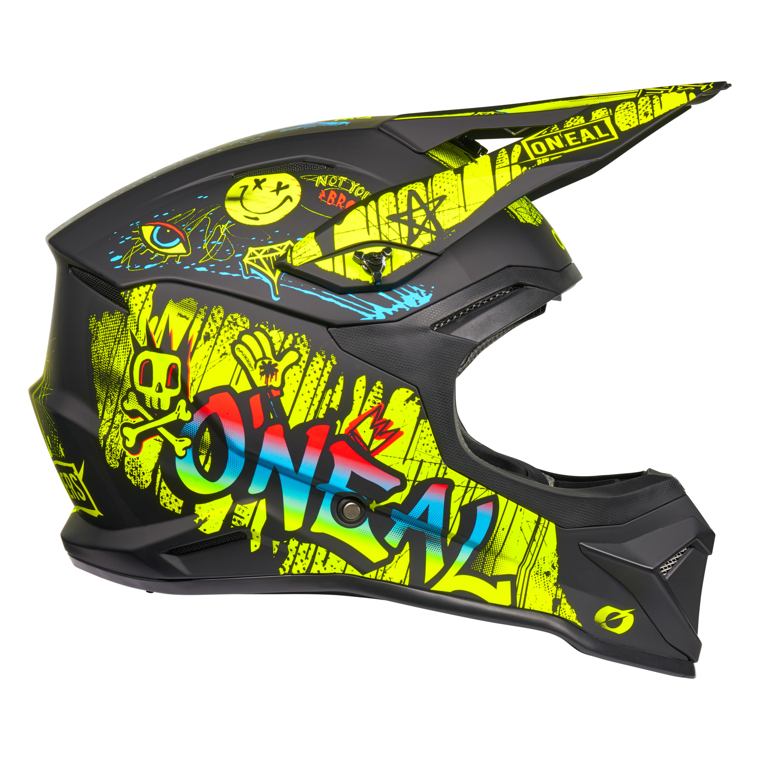 O'Neal 4 SRS Helmet Rancid Neon/Black
