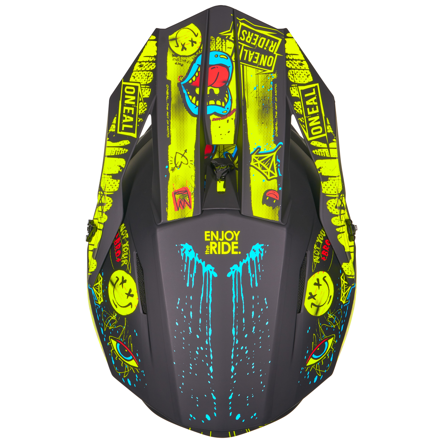 O'Neal 4 SRS Helmet Rancid Neon/Black