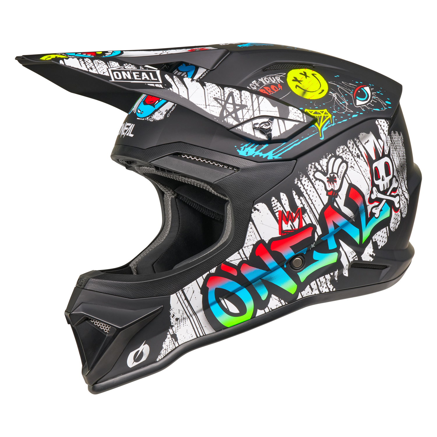 O'Neal 4 SRS Helmet Rancid Black/White