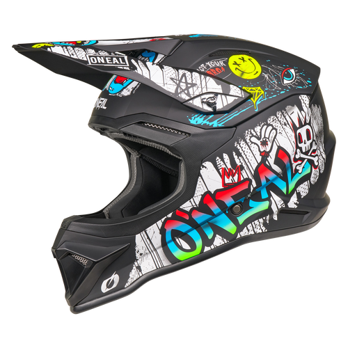 4 SRS Helmet Rancid Black/White XXL