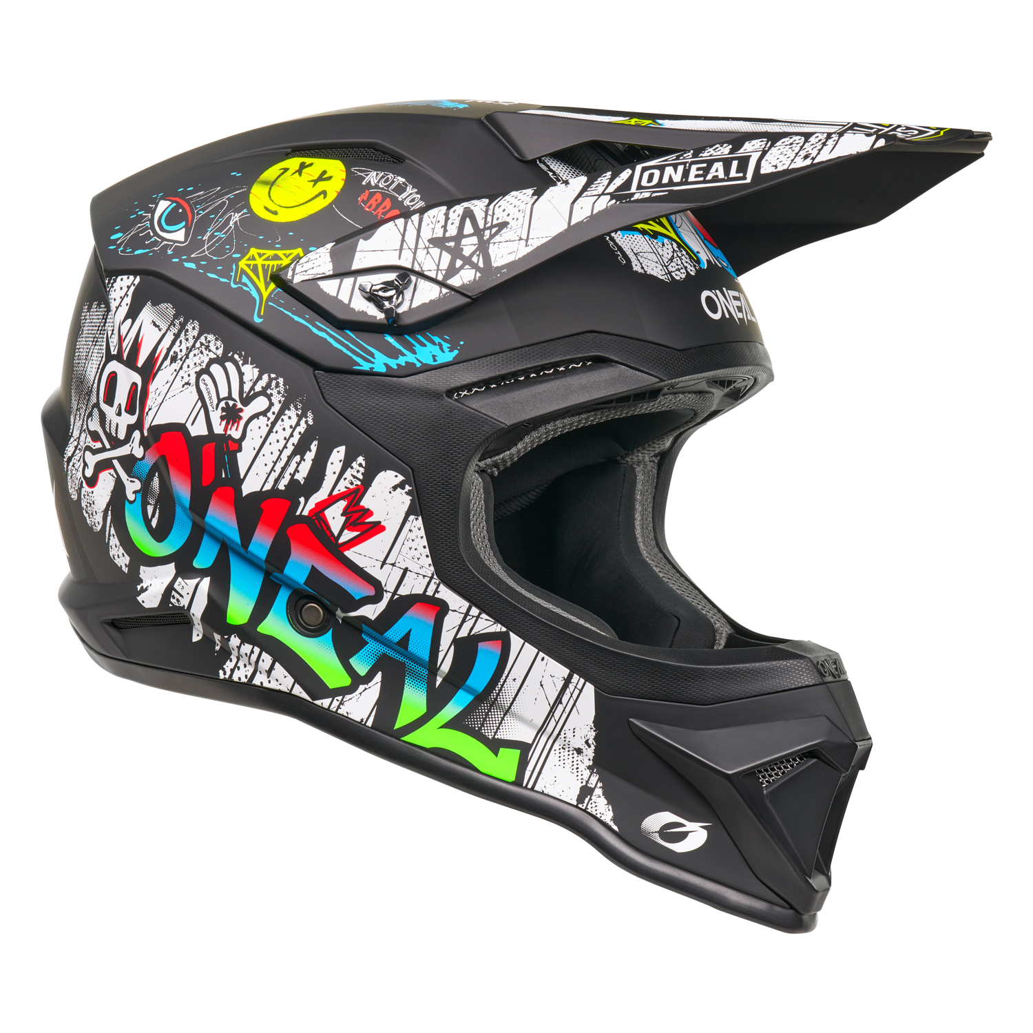 O'Neal 4 SRS Helmet Rancid Black/White
