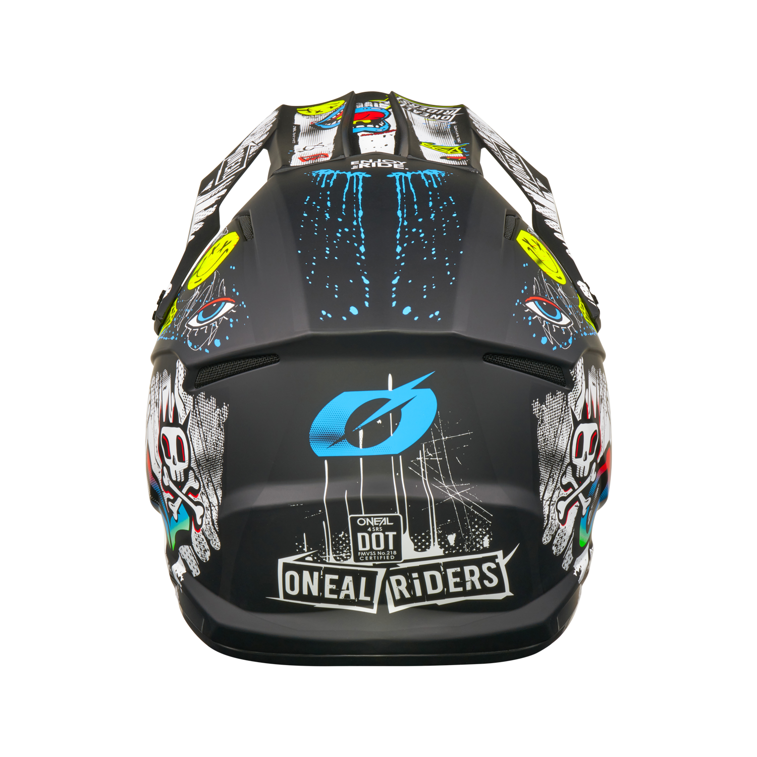 O'Neal 4 SRS Helmet Rancid Black/White