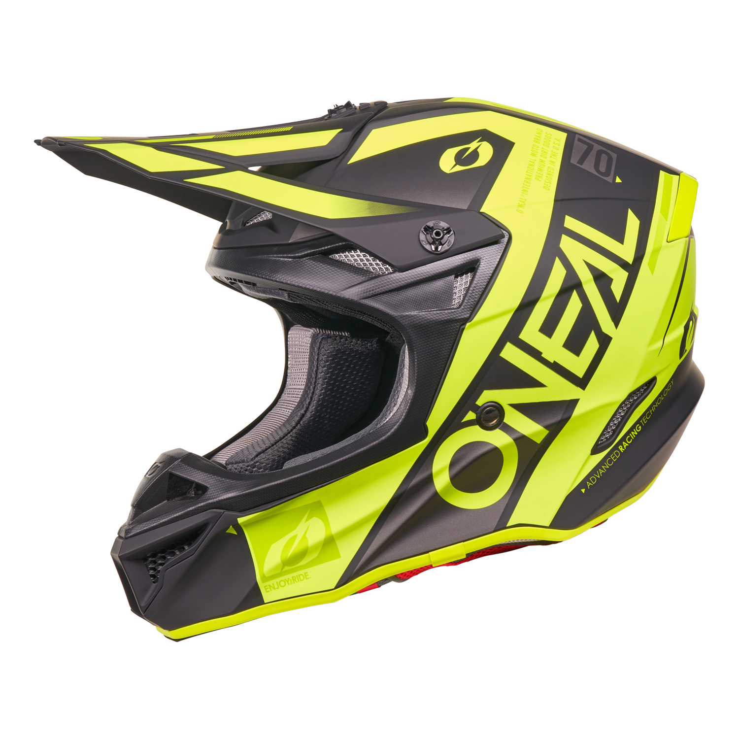 O'Neal 5 SRS Factor Helmet Neon
