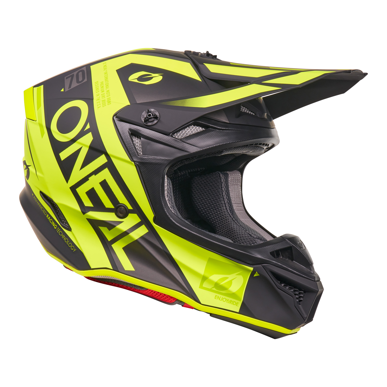 O'Neal 5 SRS Factor Helmet Neon