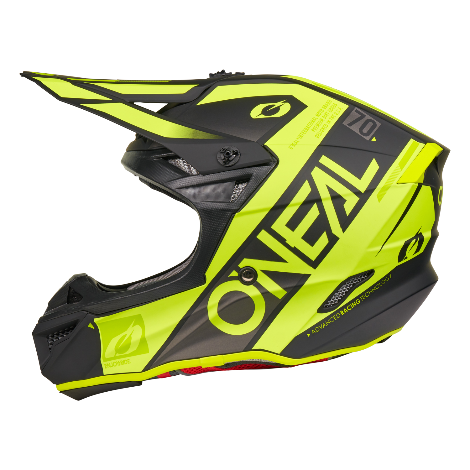 O'Neal 5 SRS Factor Helmet Neon