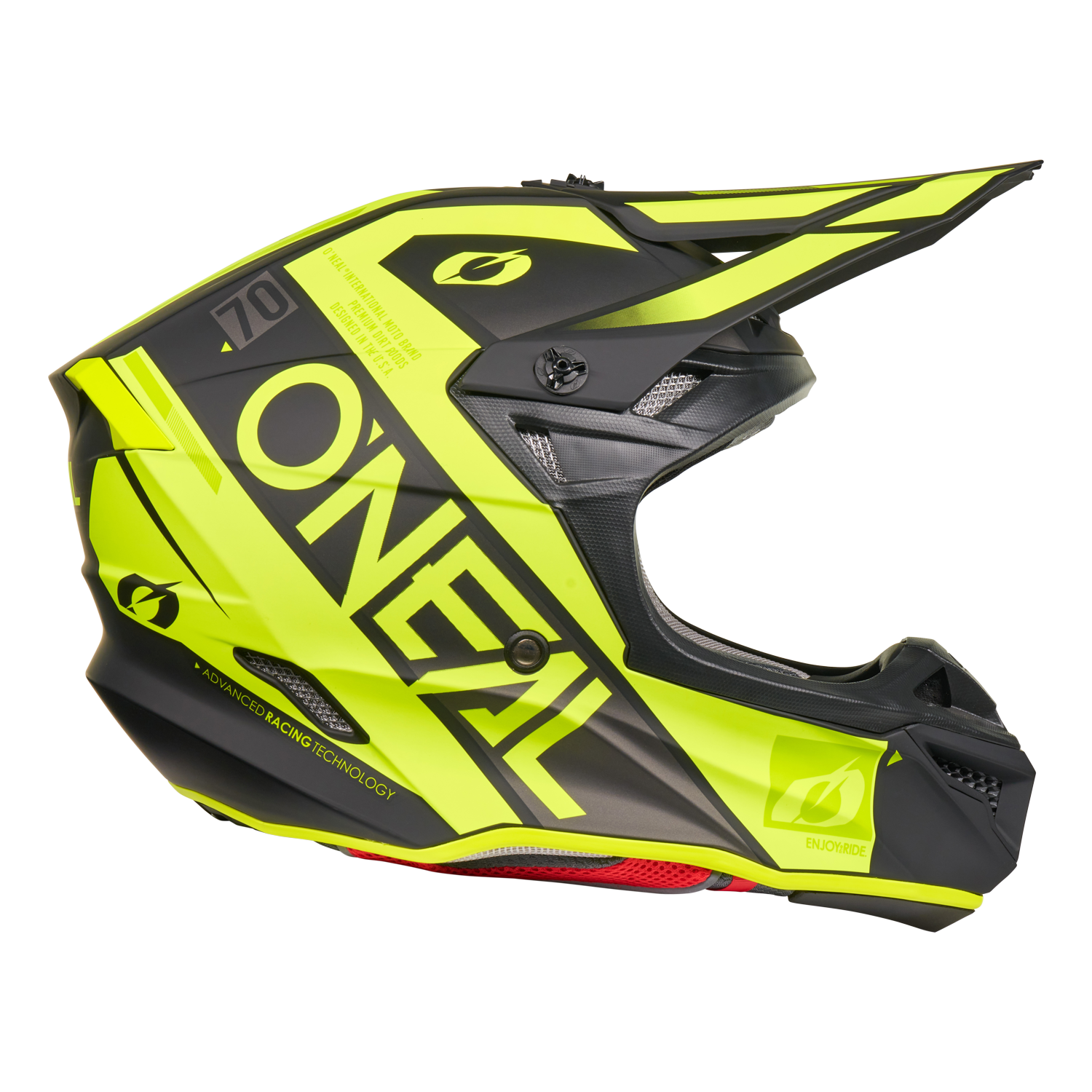 O'Neal 5 SRS Factor Helmet Neon