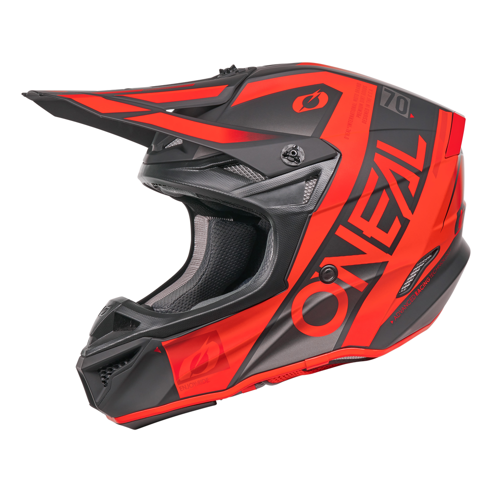 O'Neal 5 SRS Factor Helmet Red