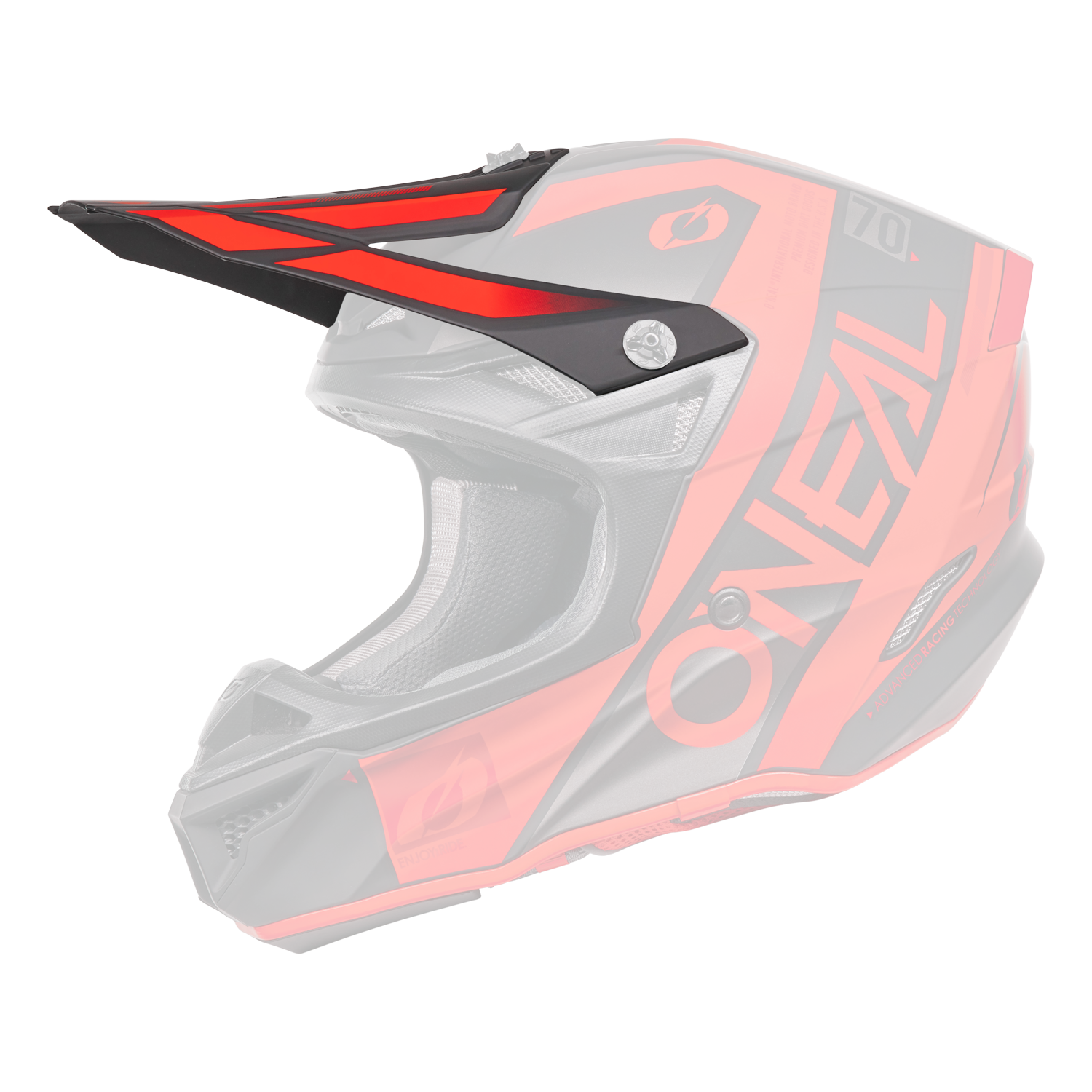 O'Neal Replacement 5 SRS Factor Red Helmet Visor