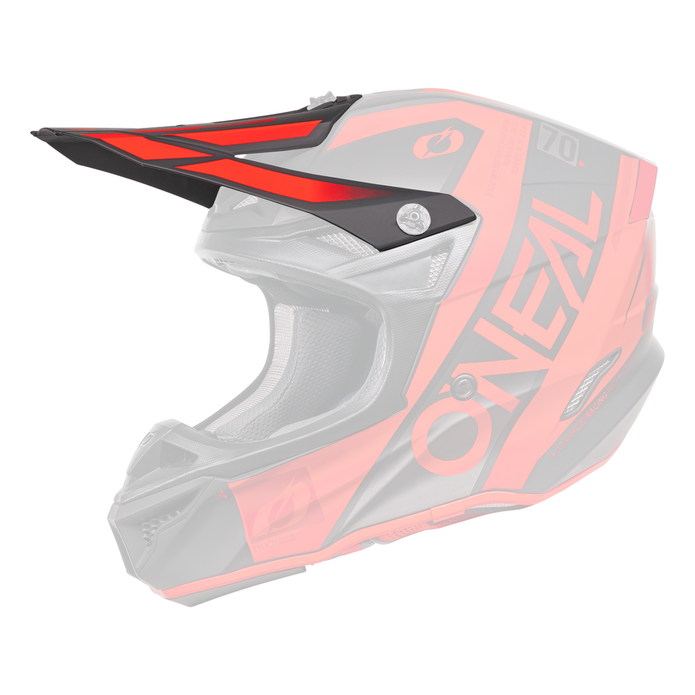 O'Neal Replacement 5 SRS Factor Red Helmet Visor