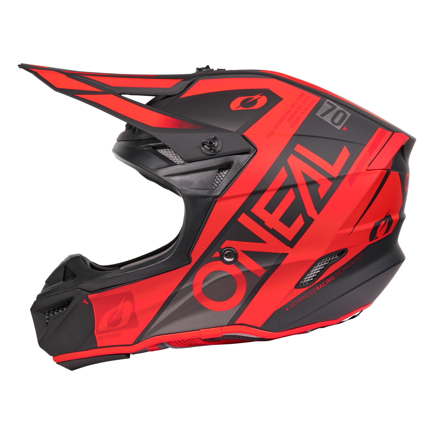 O'Neal 5 SRS Factor Helmet Red