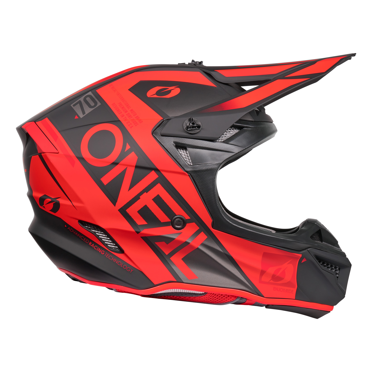 O'Neal 5 SRS Factor Helmet Red