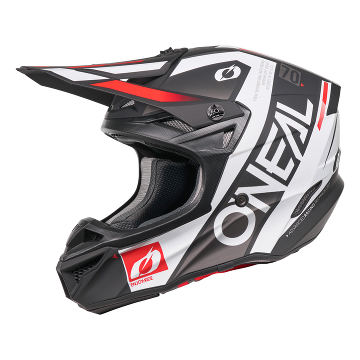 5 SRS Factor Helmet Black/White