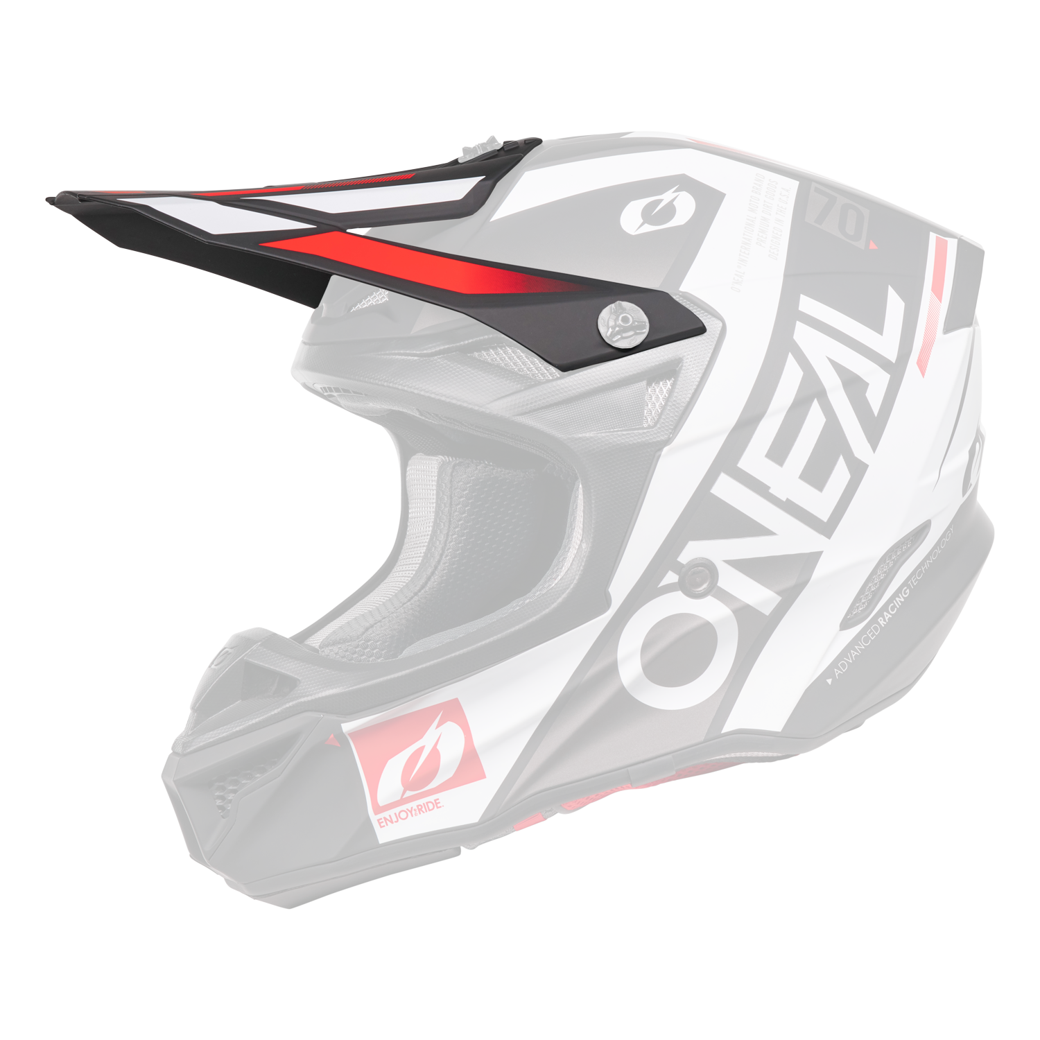 O'Neal Replacement 5 SRS Factor Black/White Helmet Visor
