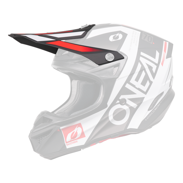 Replacement 5 SRS Factor Black/White Helmet Visor
