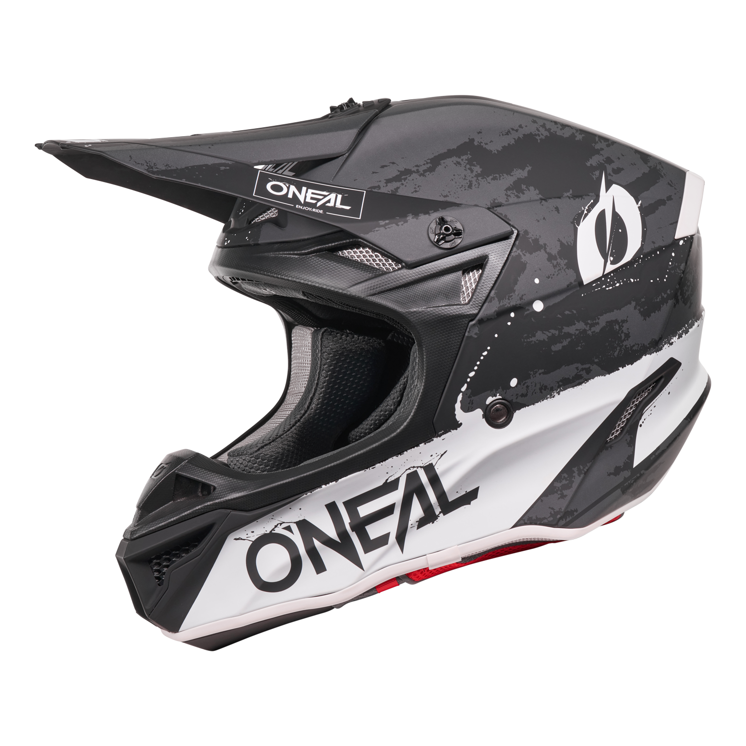 O'Neal 5 SRS Paint Helmet Black/White