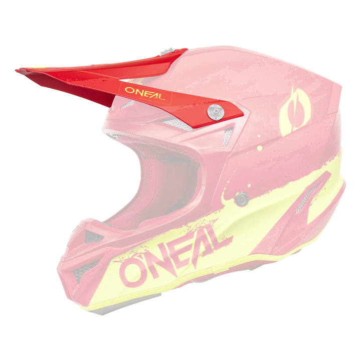 Replacement 5 SRS Red/Neon Helmet Visor
