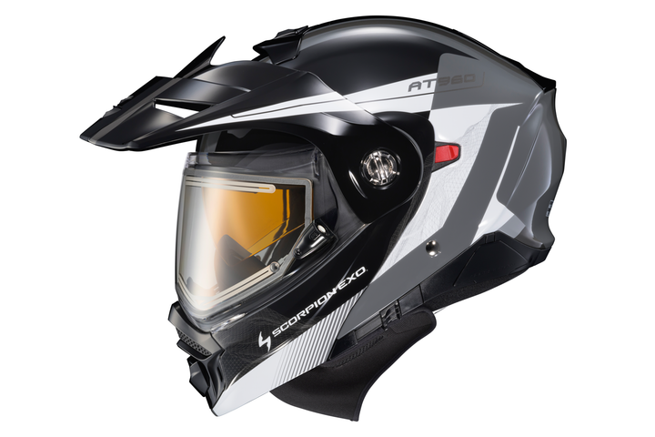 EXO-AT960 MODULAR COLD WEATHER HELMET TOPOGRAPHIC 2 BLK/WHT/GRY