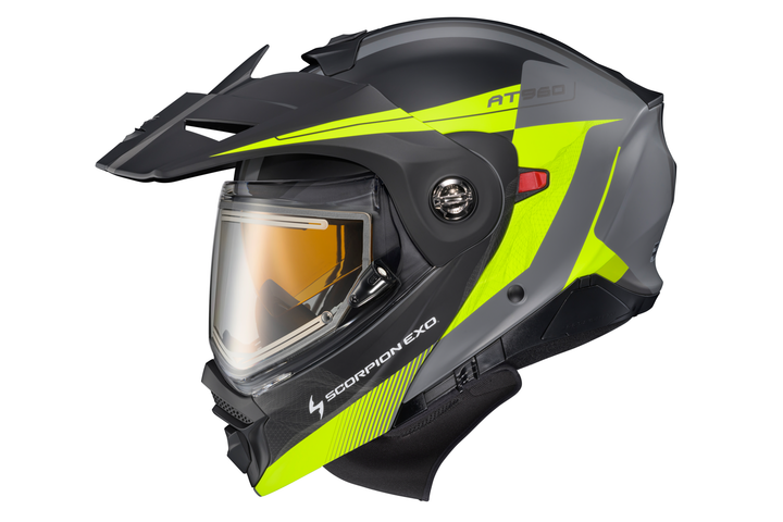 EXO-AT960 MODULAR COLD WEATHER HELMET TOPOGRAPHIC 2 HI-VIS/GRAY