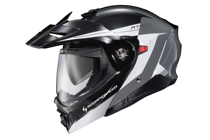 EXO-AT960 MODULAR HELMET TOPOGRAPHIC BLK/WHT/GREY