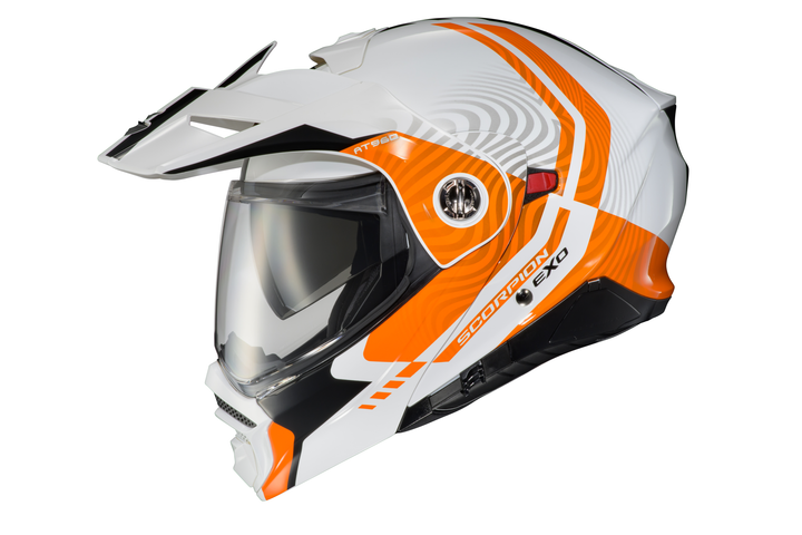 EXO-AT960 MODULAR HELMET WAVE FORM WHT/ORG/BLK