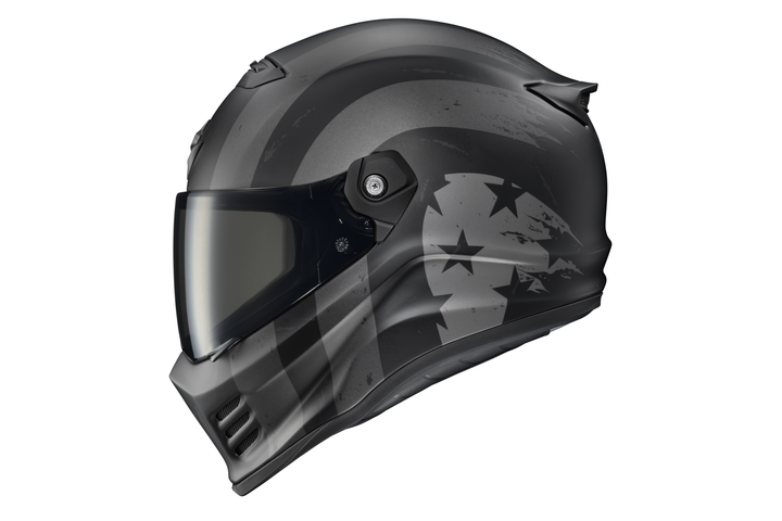 COVERT FX FULL FACE HELMET REPUBLIC BLACK/GREY