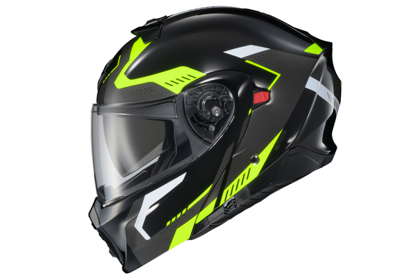 EXO-GT930 TRANSFORMER HELMET HEDRON BLACK/GREY/HI-VIZ