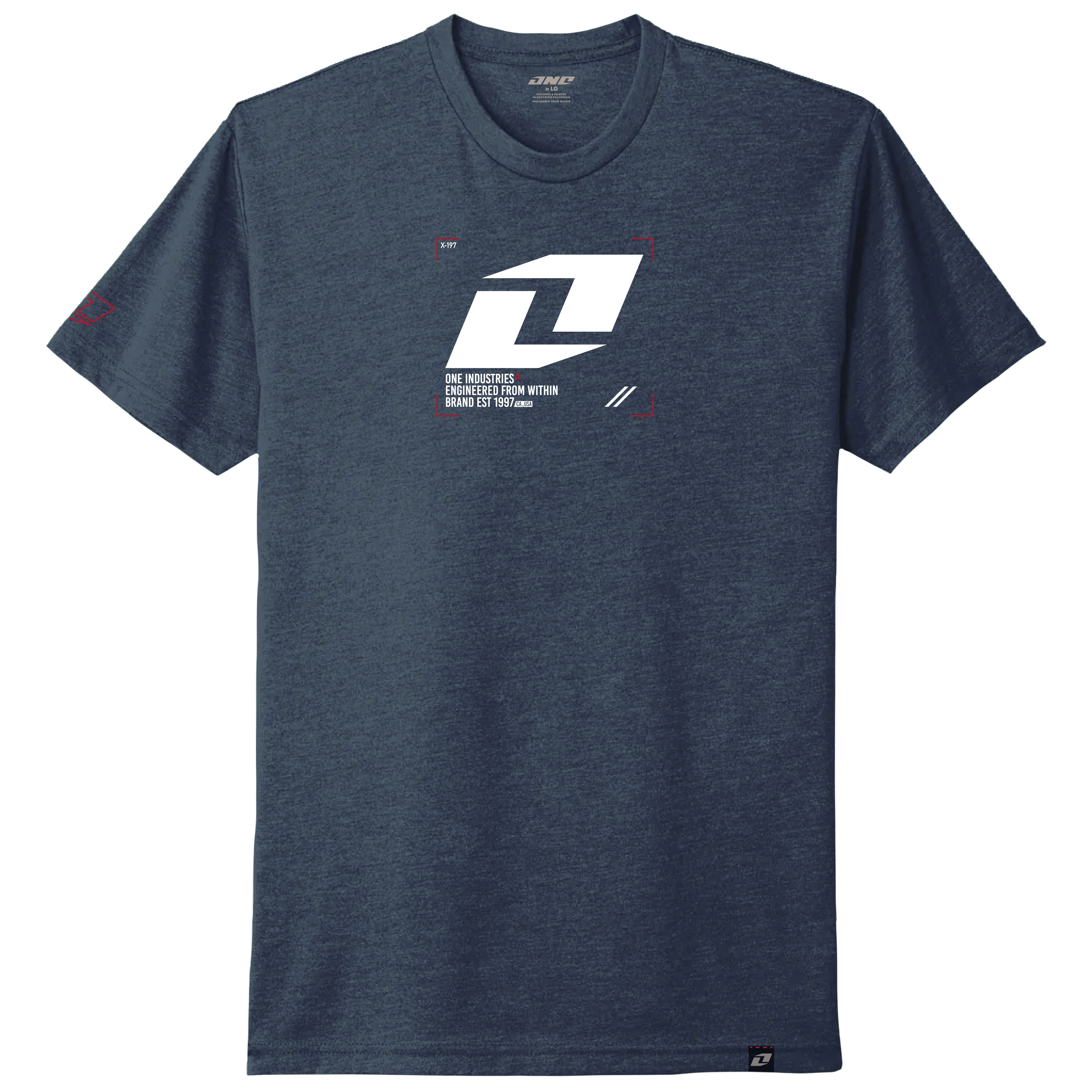 One Industries Myspace Tee - Heather Cobalt