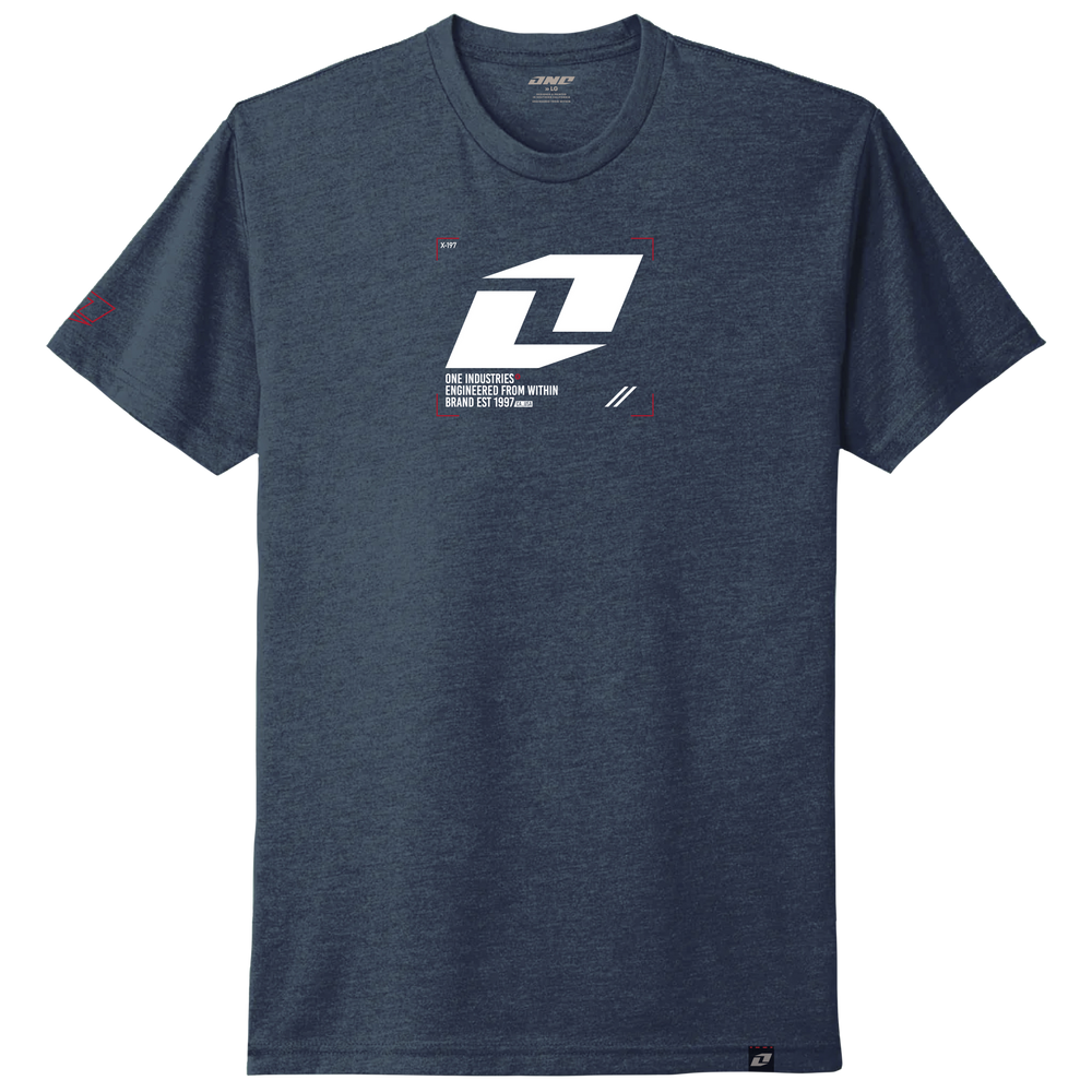 One Industries Myspace Tee - Heather Cobalt