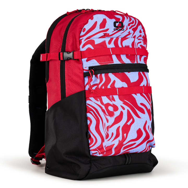 ALPHA 20 BACKPACK - RED MELTING GEOS