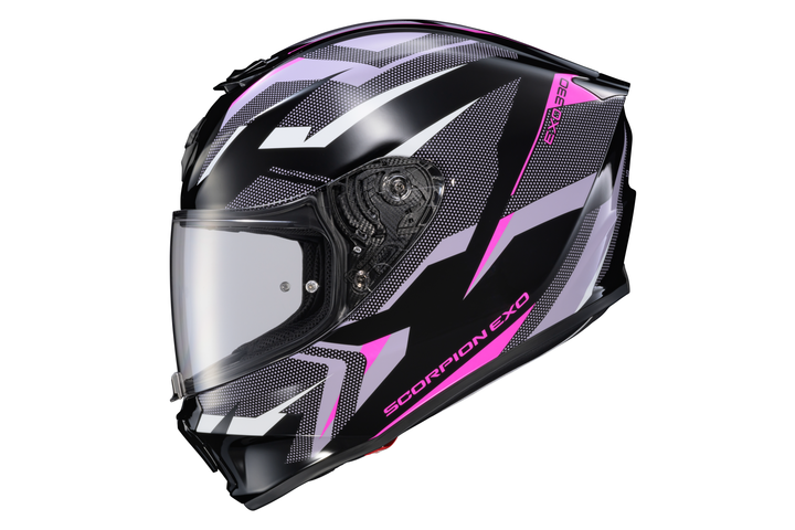 EXO-R330 FULL FACE HELMET SAGA BLACK/PINK/PURPLE
