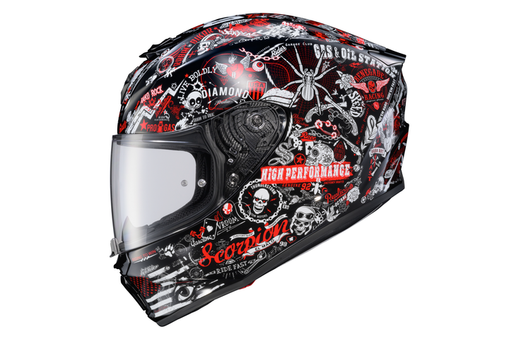 EXO-R330 FULL FACE HELMET SHAKE 2 RED