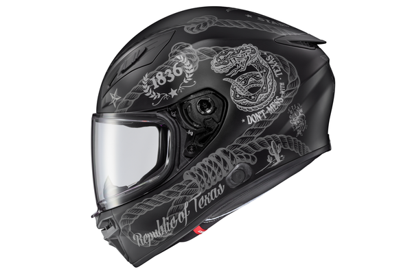 EXO-R430 FULL FACE HELMET LONESTAR BLACK/GREY