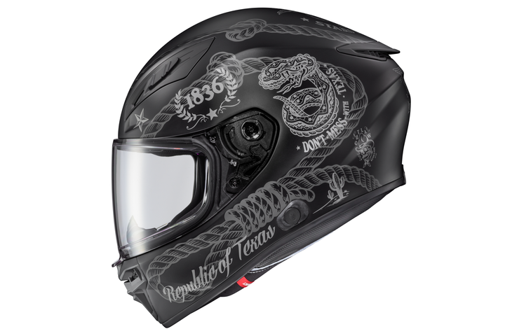 EXO-R430 FULL FACE HELMET LONESTAR BLACK/GREY