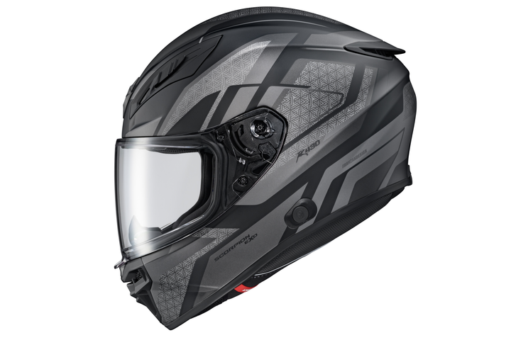 EXO-R430 FULL FACE HELMET GEOPULSE BLACK/GRAY