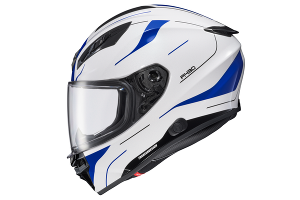 EXO-R430 FULL FACE HELMET CUTLASS WHITE/BLUE