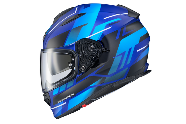 RYZER FULL-FACE HELMET ADRENALINE BLACK/BLUE