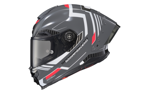 APEX EXO-WARP FULL FACE HELMET ATRAX GREY/WHITE